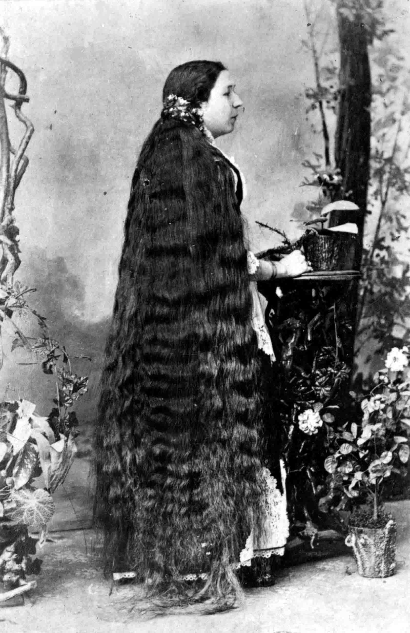  victorian long hair photos