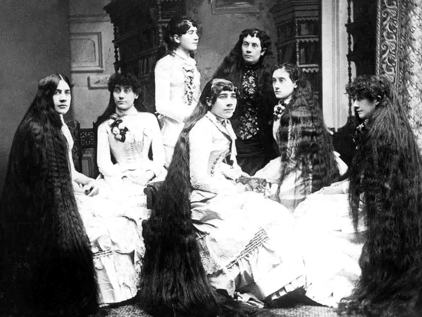  victorian long hair photos