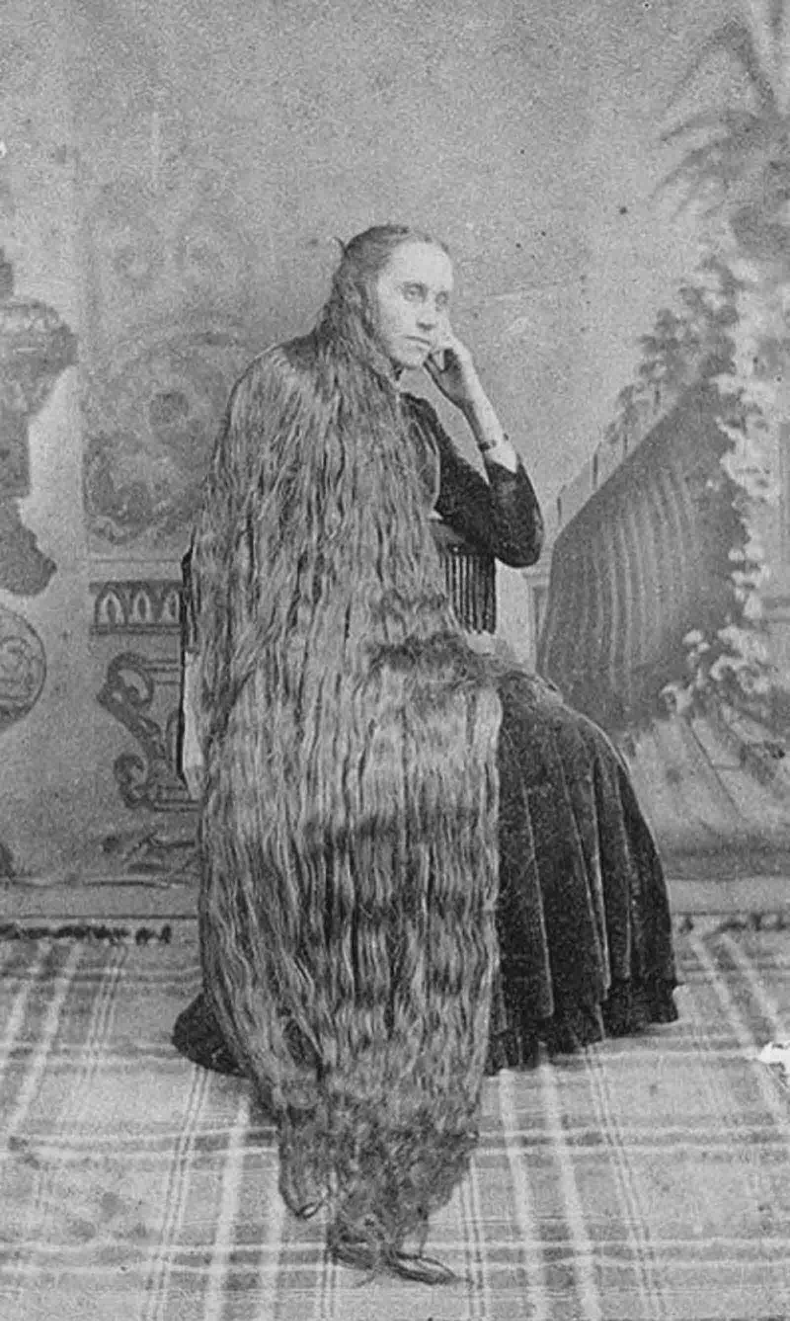  victorian long hair photos