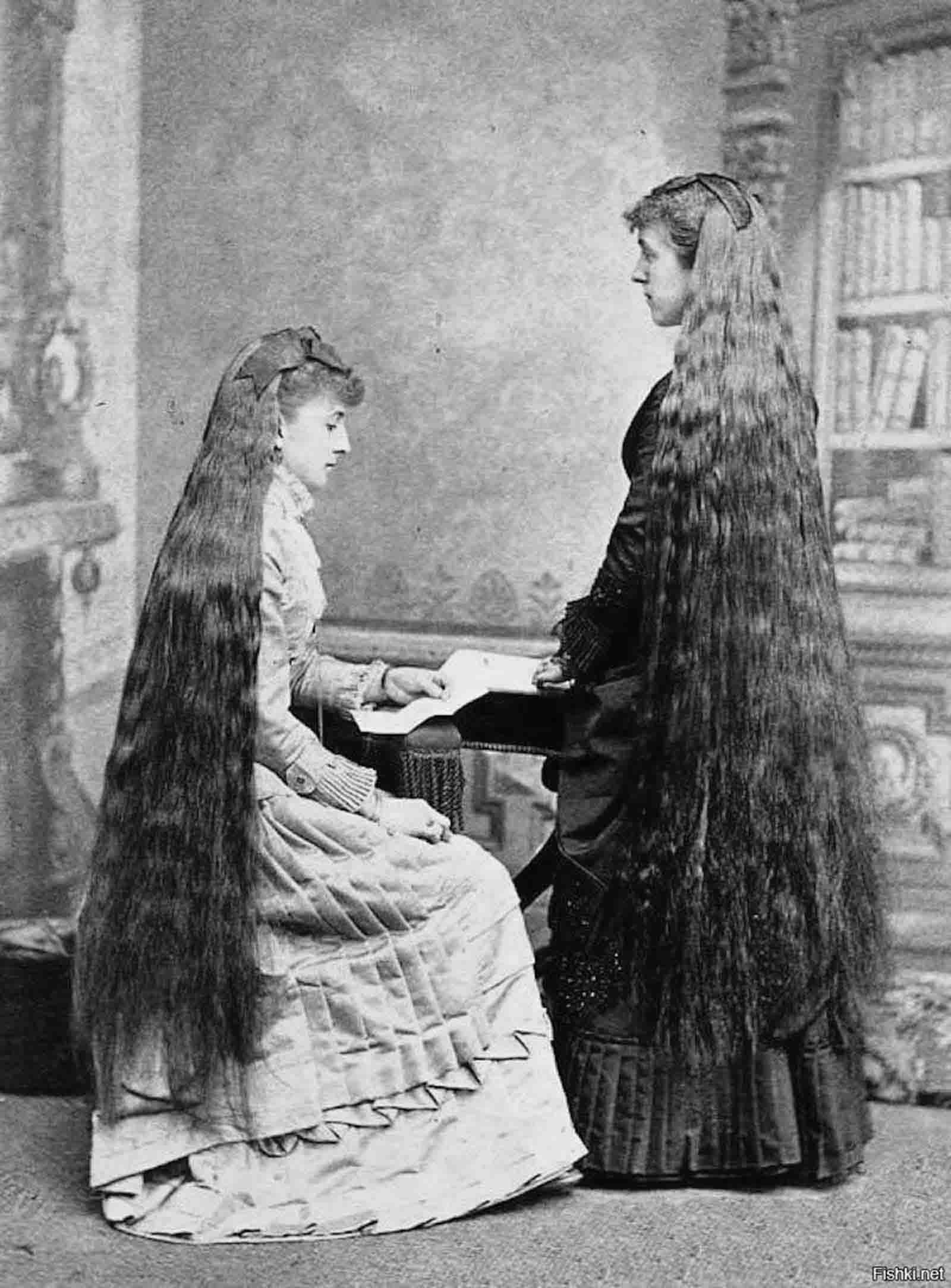  victorian long hair photos