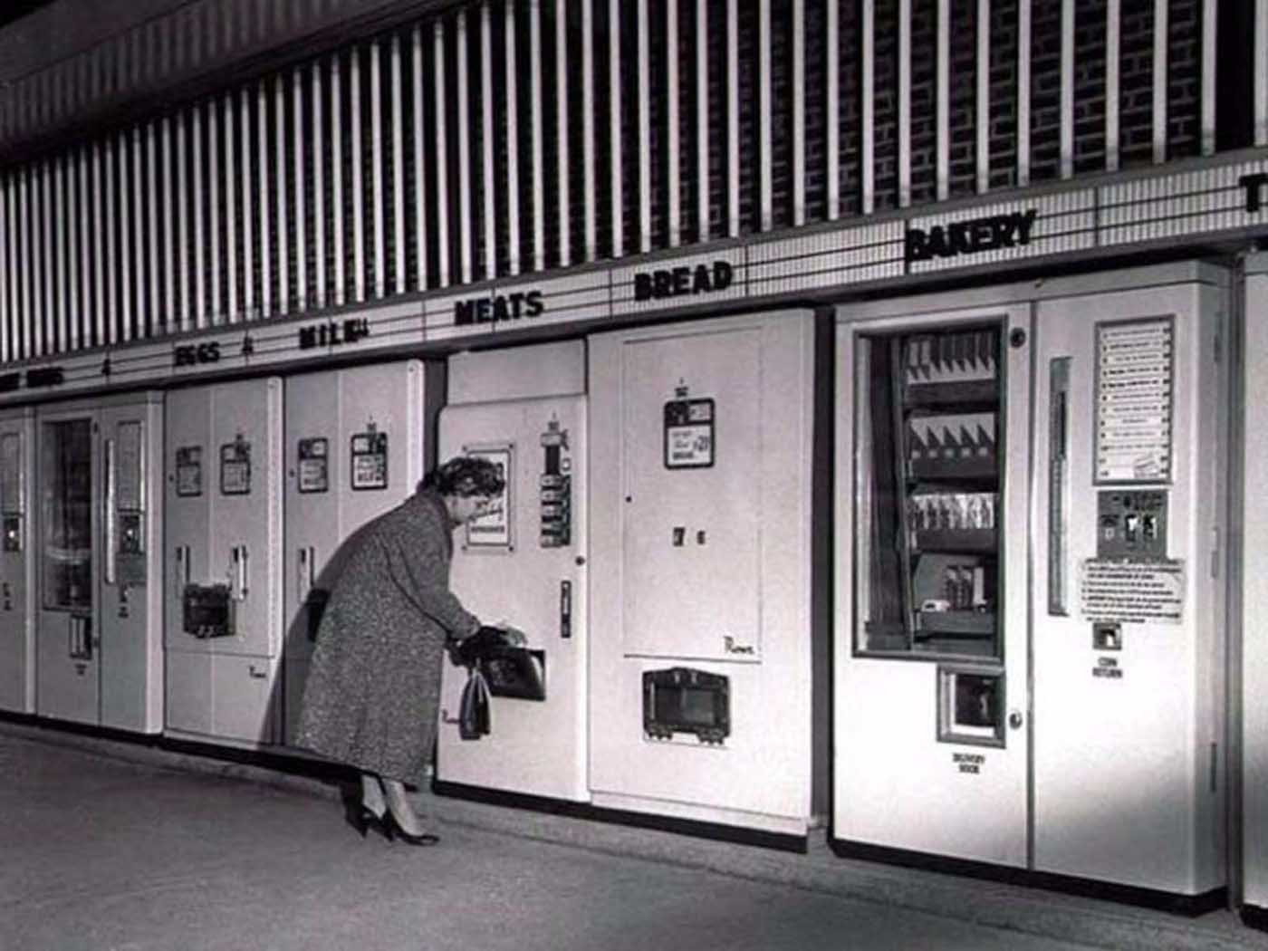 vending machines vintage pictures