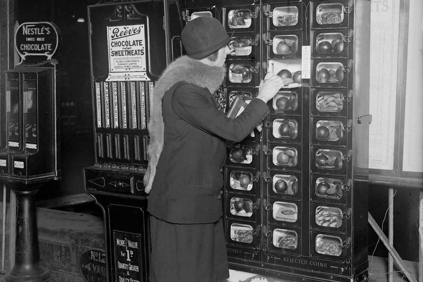 vending machines vintage pictures