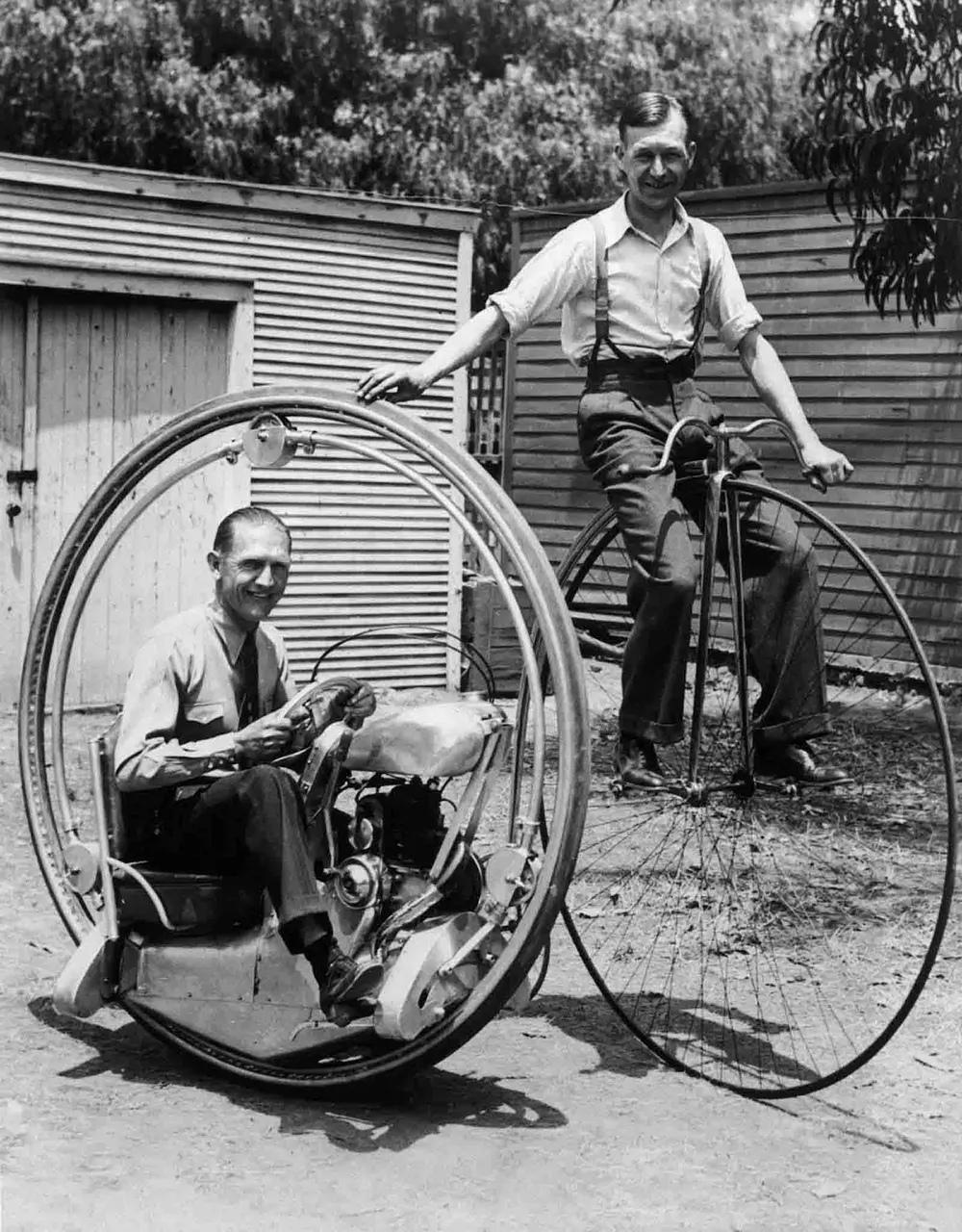 monowheel historical photos