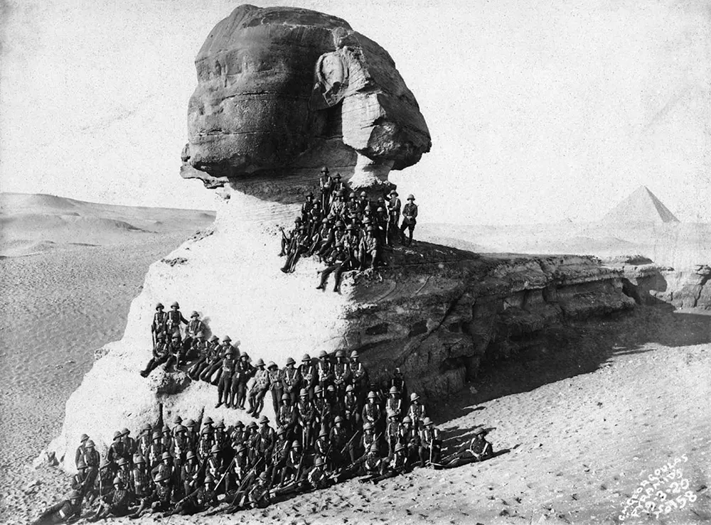 great sphinx giza old photographs