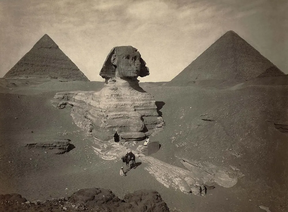 great sphinx giza old photographs