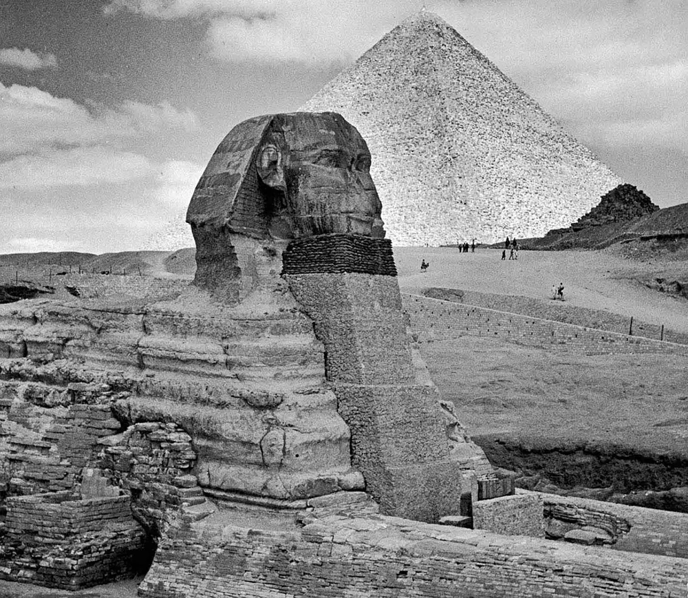 great sphinx giza old photographs