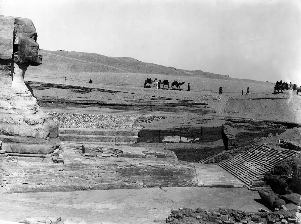 great sphinx giza old photographs