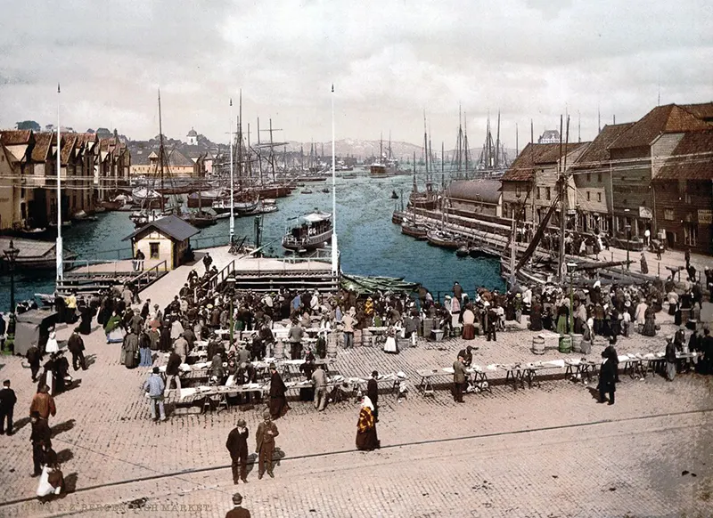 Photochroms Norway 19th century