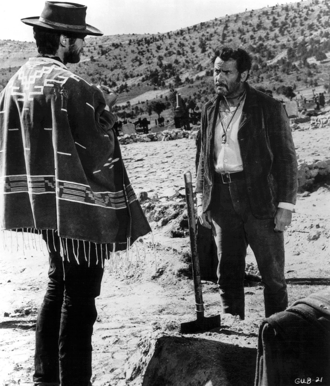 Behind the scenes photos from the iconic film The Good, the Bad and the Ugly