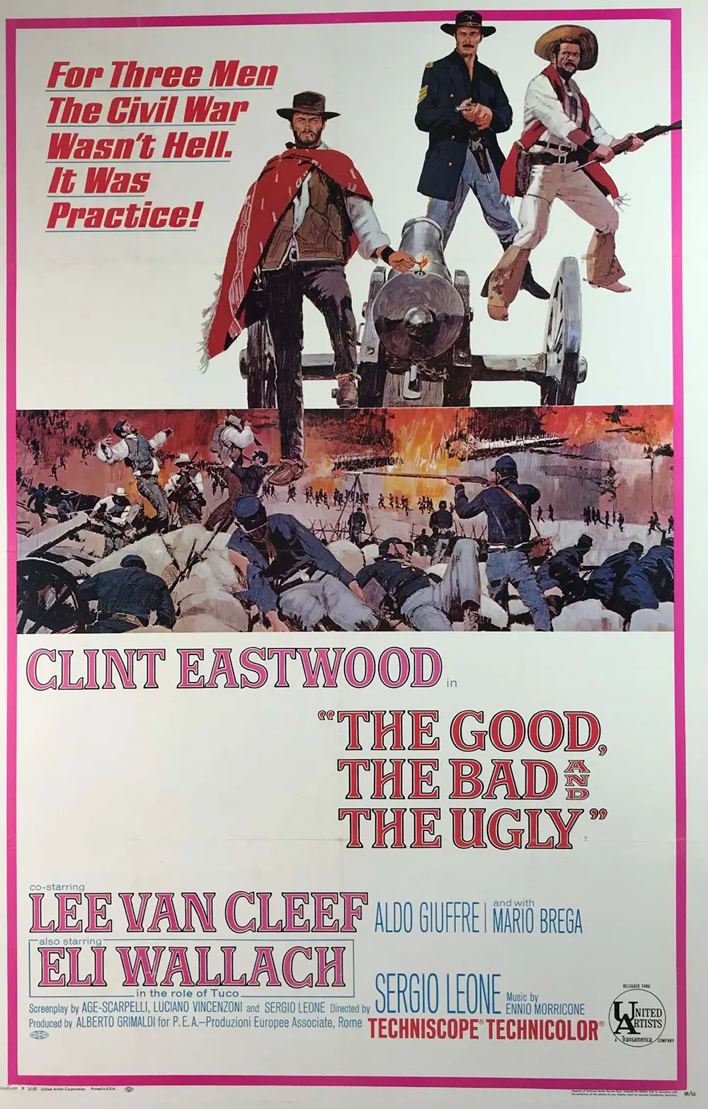 Behind the scenes photos from the iconic film The Good, the Bad and the Ugly