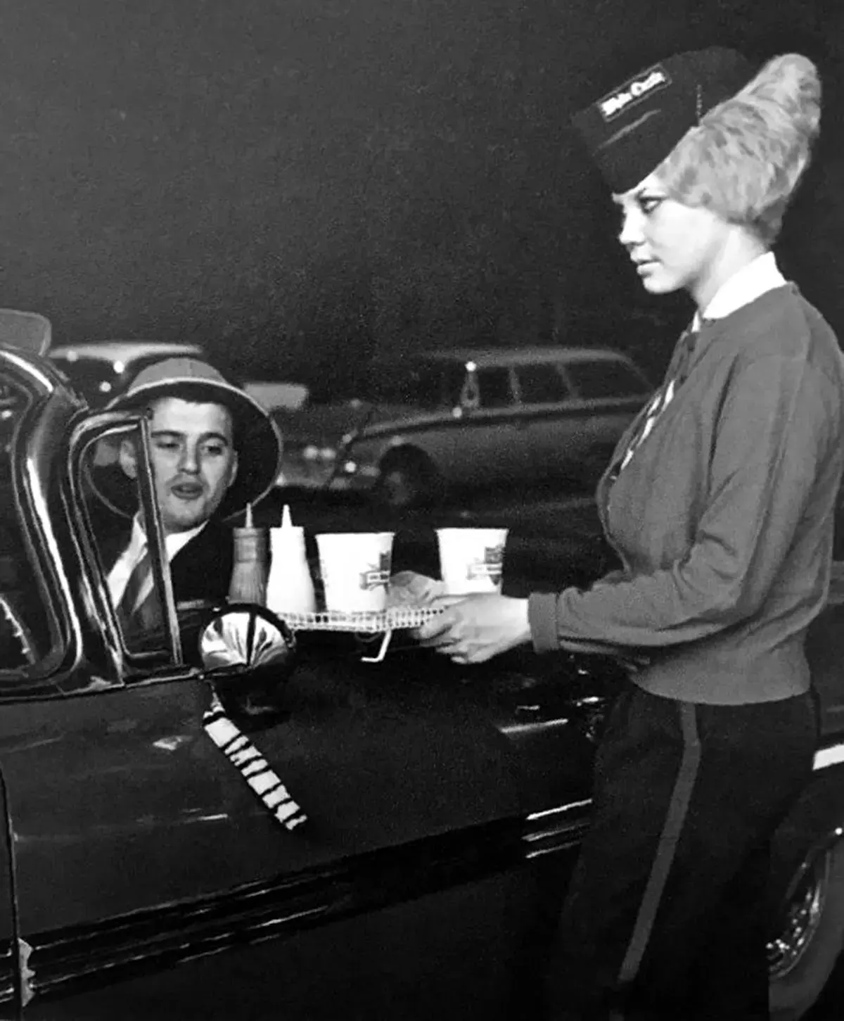 drive-in restaurants vintage photos