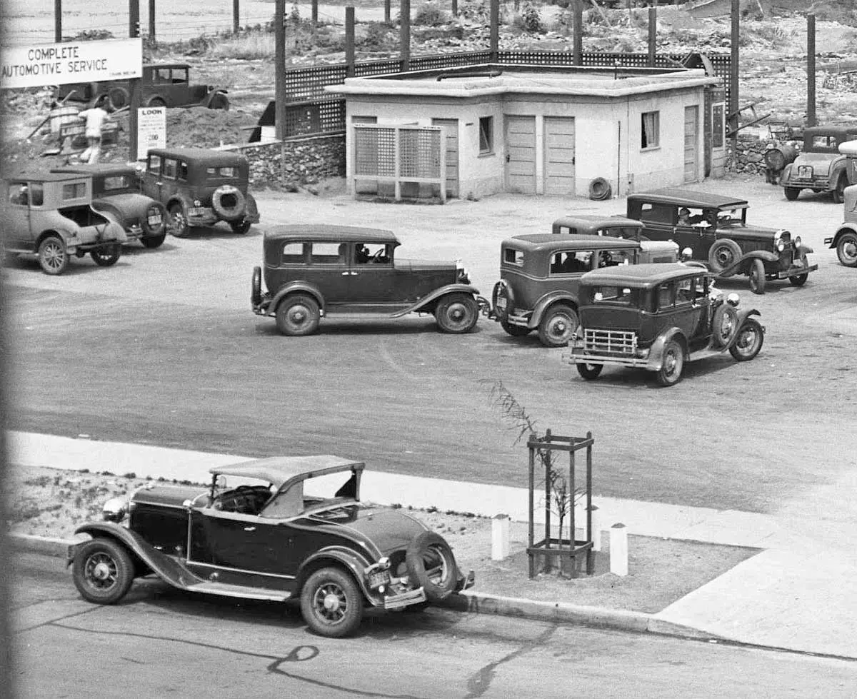 drive-in restaurants vintage photos