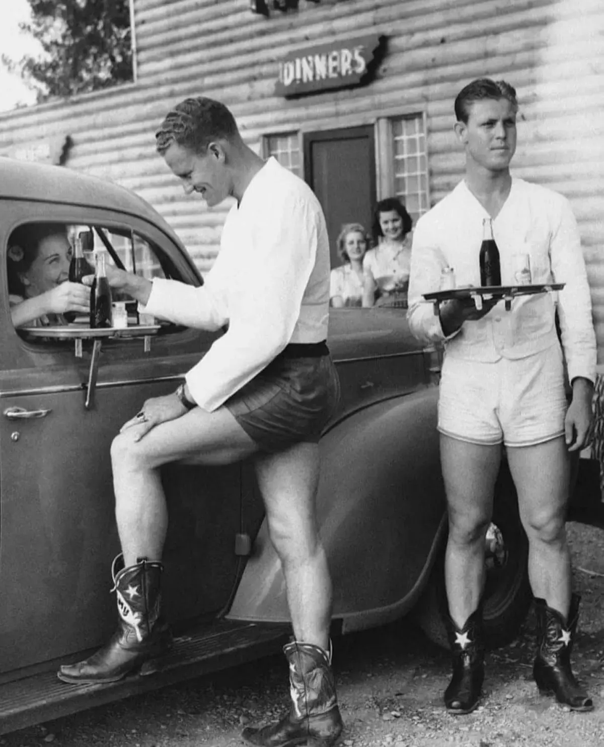 drive-in restaurants vintage photos