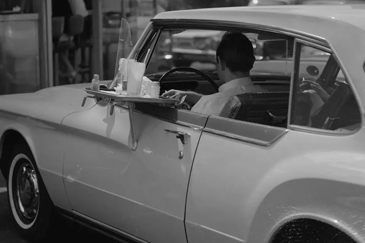drive-in restaurants vintage photos