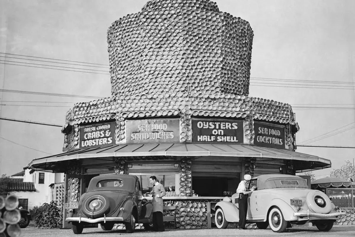 drive-in restaurants vintage photos