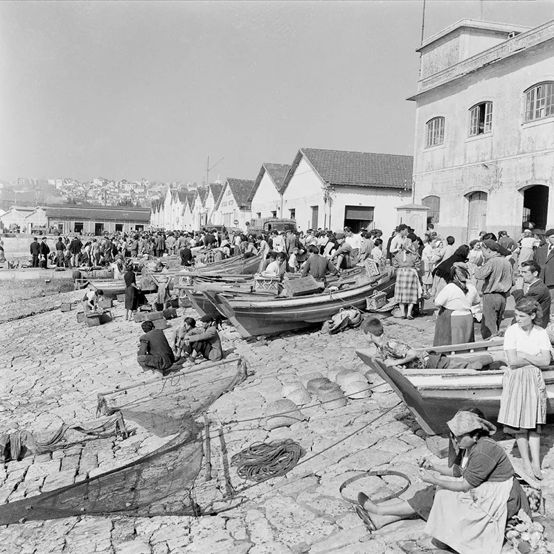 fishing portugal vintage photos