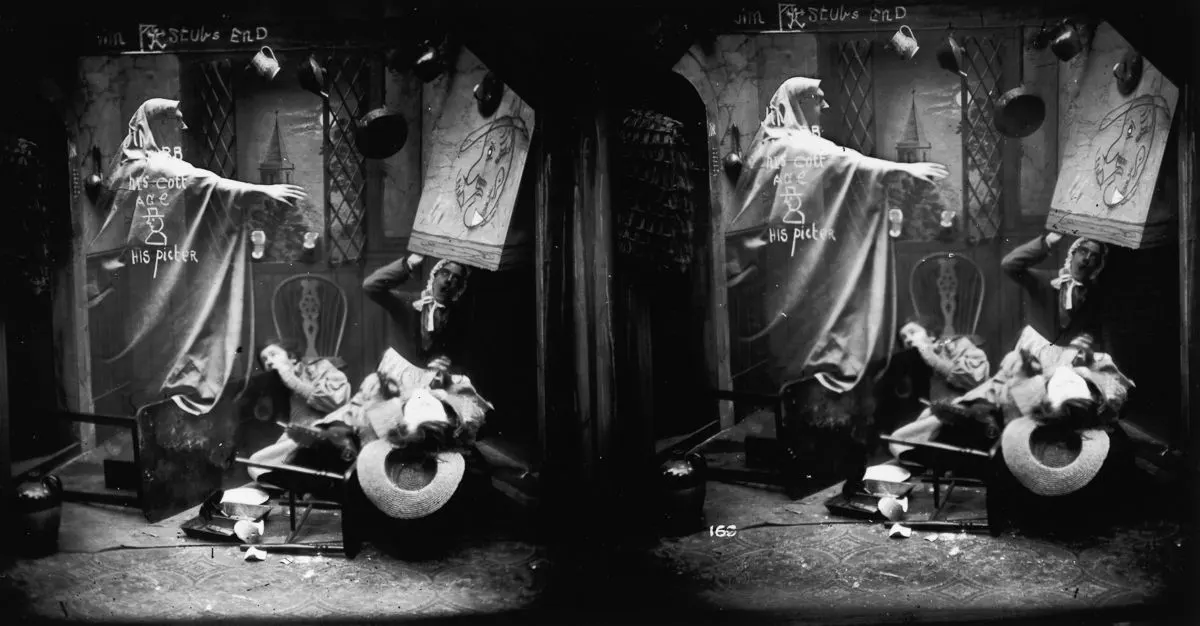 stereoscopic ghost photos