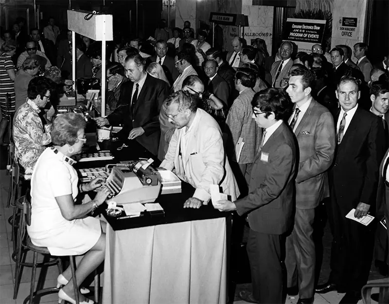 Consumer Electronics Show in Old Photos