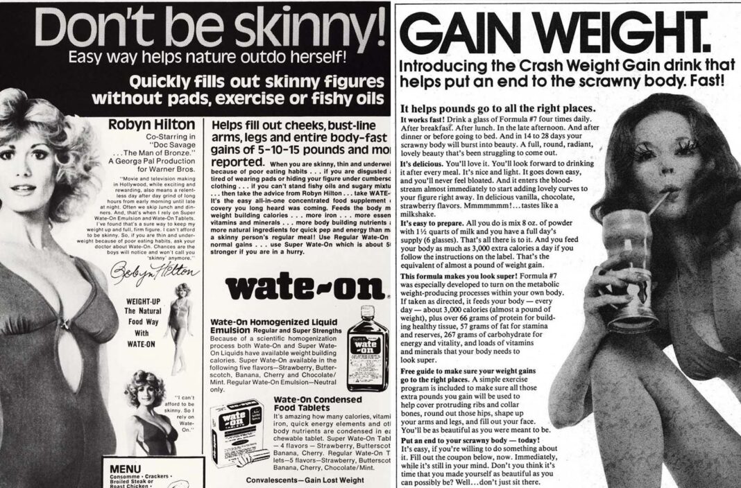Interesting Vintage Ads Promoting Weight Gain for Women, 1930s-1950s