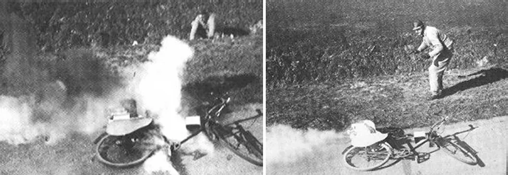 vintage Rocket Powered Bicycle