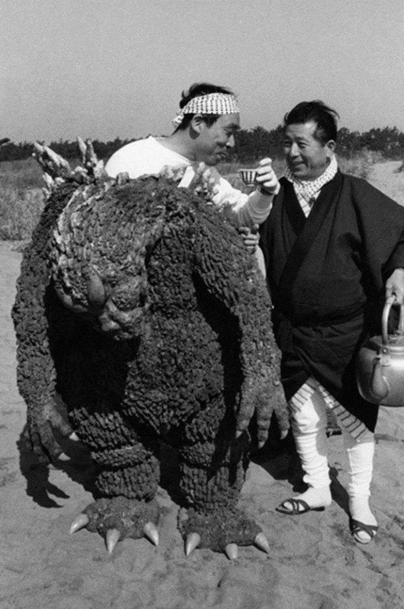 Godzilla behind the scene photos