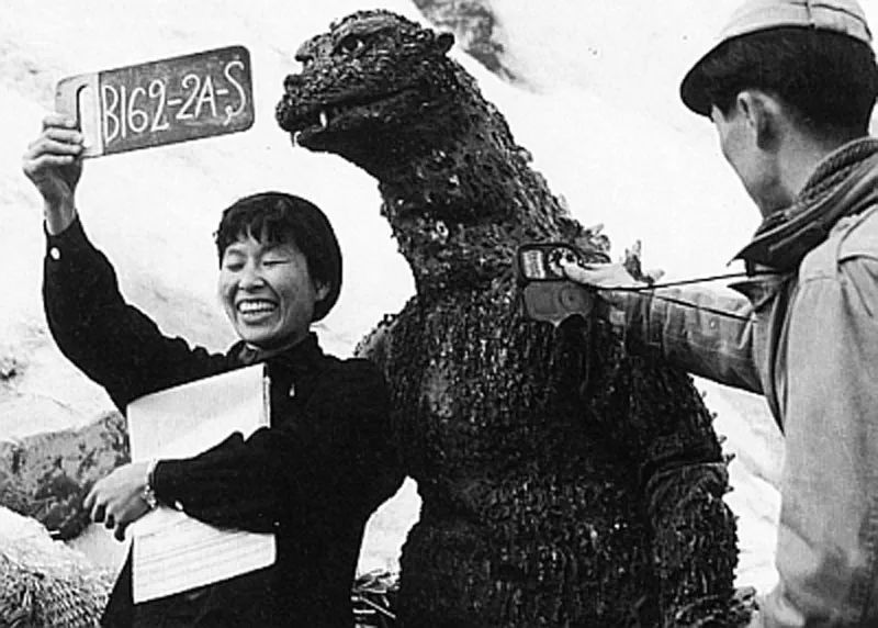 Godzilla behind the scene photos