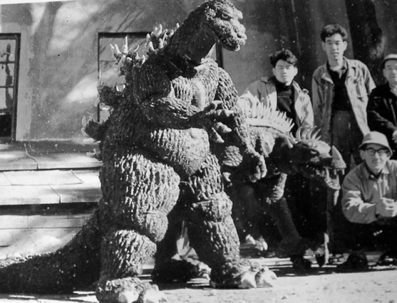 Godzilla behind the scene photos