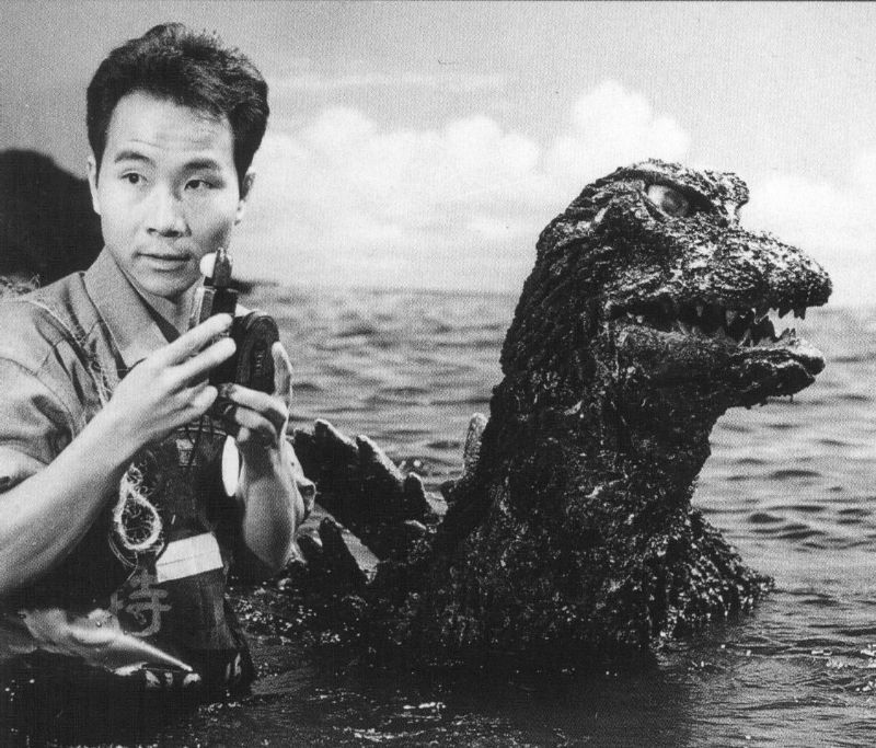 Godzilla behind the scene photos