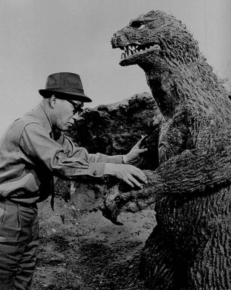 Godzilla behind the scene photos