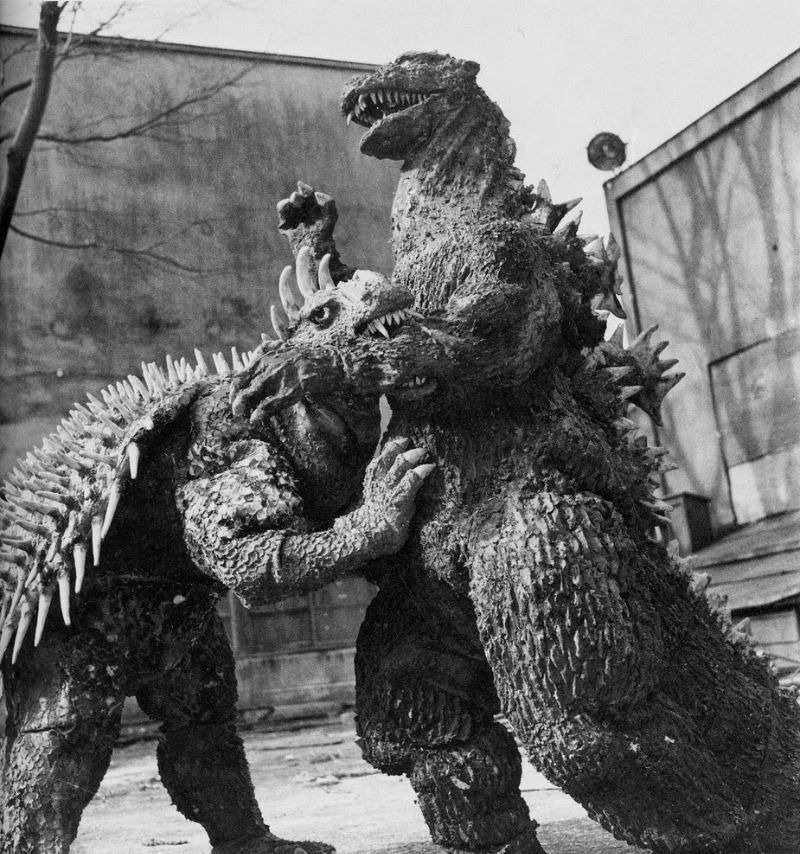 Godzilla behind the scene photos