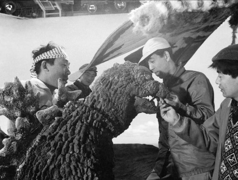 Godzilla behind the scene photos