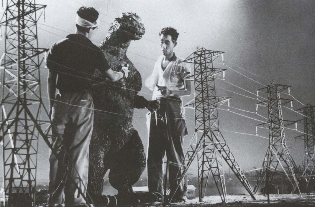 Fascinating Behind the Scenes Photos from the Making of the First Godzilla Movie in 1954