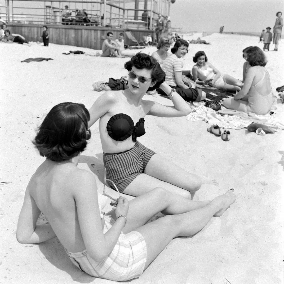 adhesive bra swimsuit photos