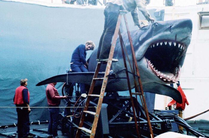 Amazing Behind the Scenes Photos from the Making of the Amazing Behind the Scenes Photos from the Making of the Film 'Jaws', 1975