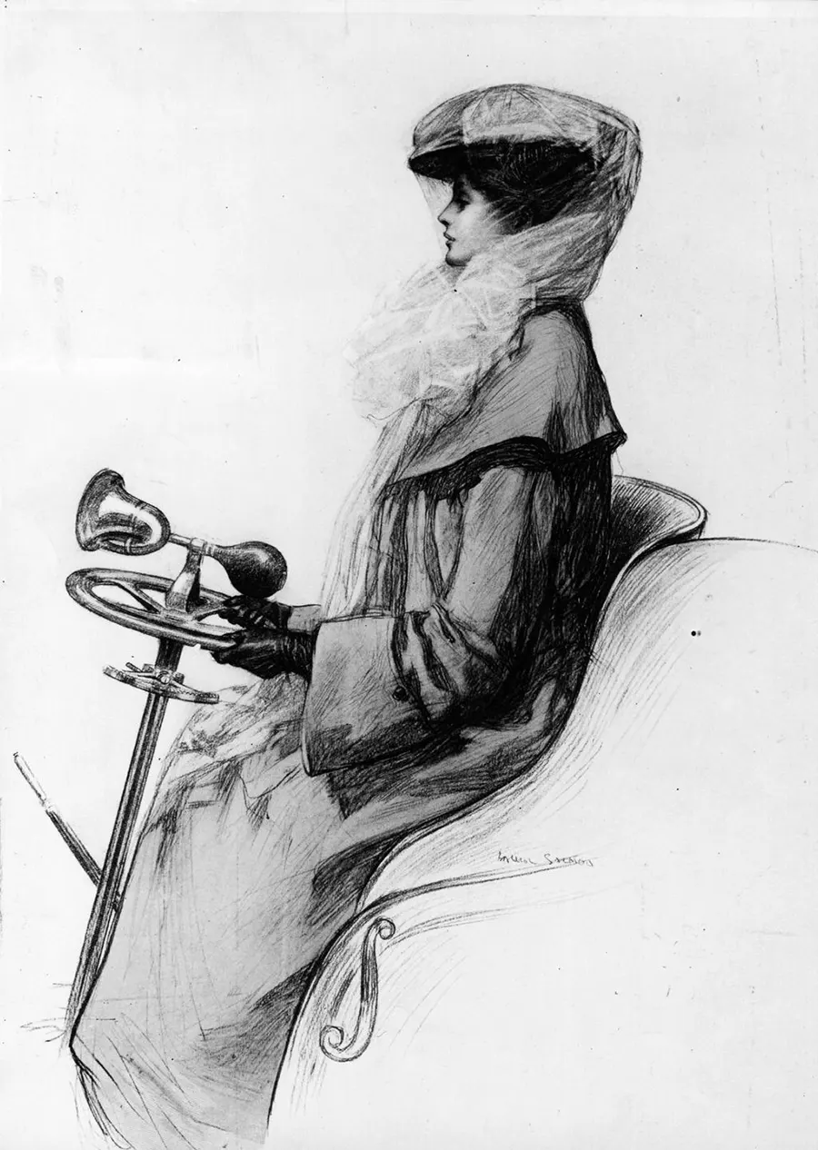 vintage automobilist fashion