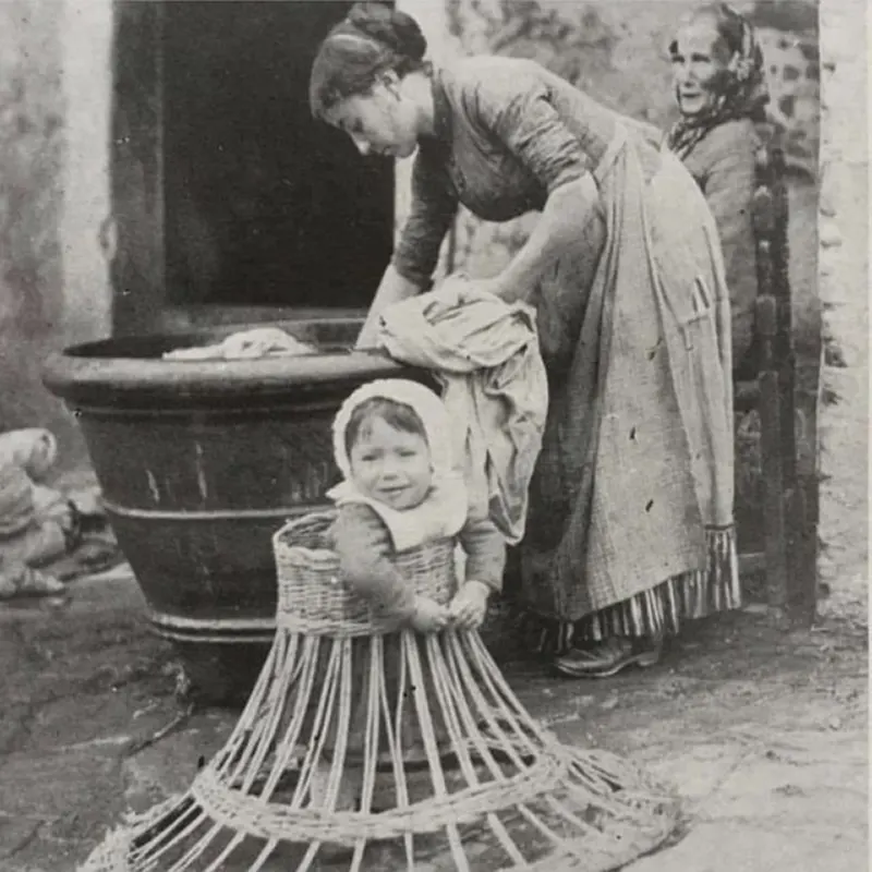 wicker walker vintage photos