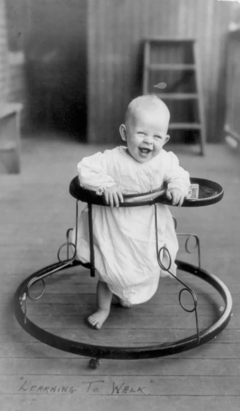wicker walker vintage photos