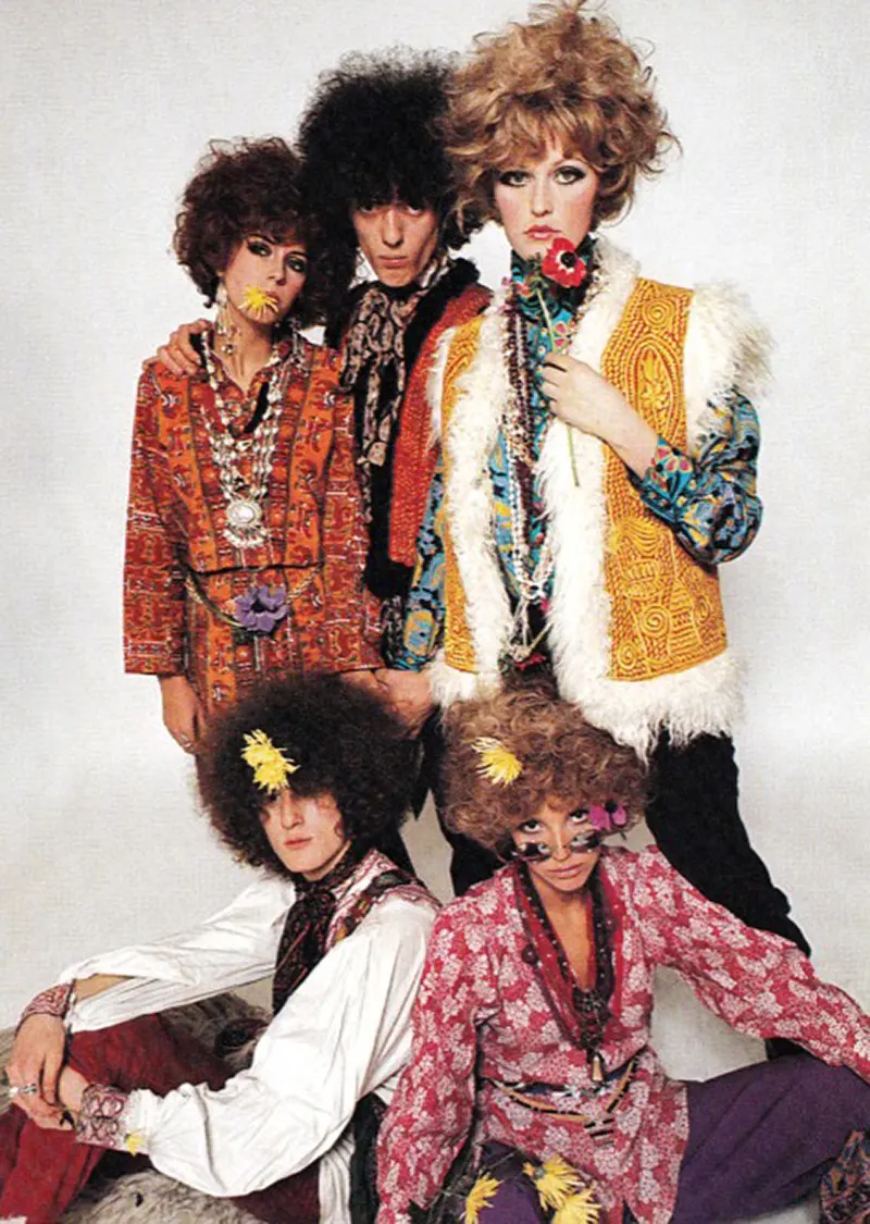 psychedelic fashion vintage photos