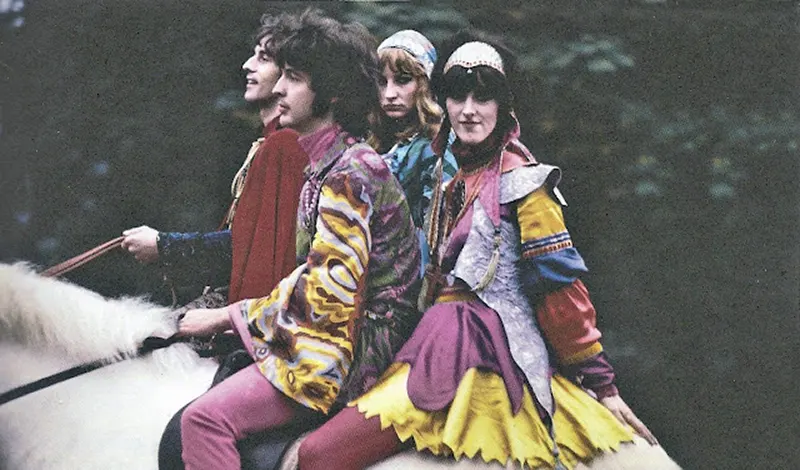 psychedelic fashion vintage photos