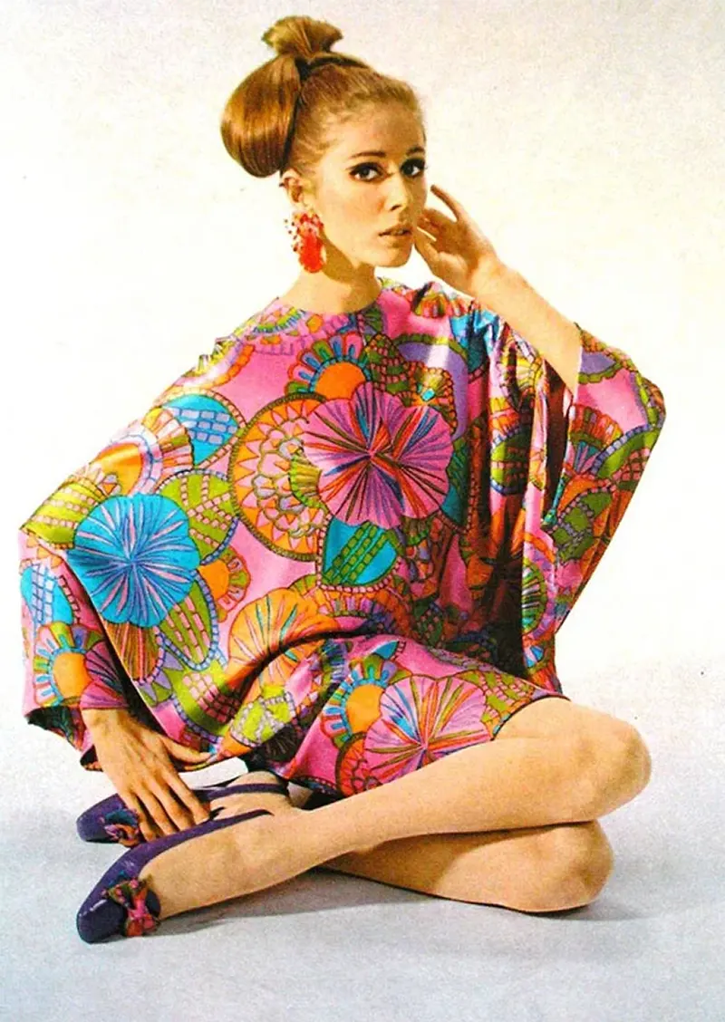 psychedelic fashion vintage photos