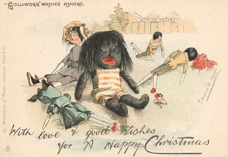 creepy victorian vintage christmas cards