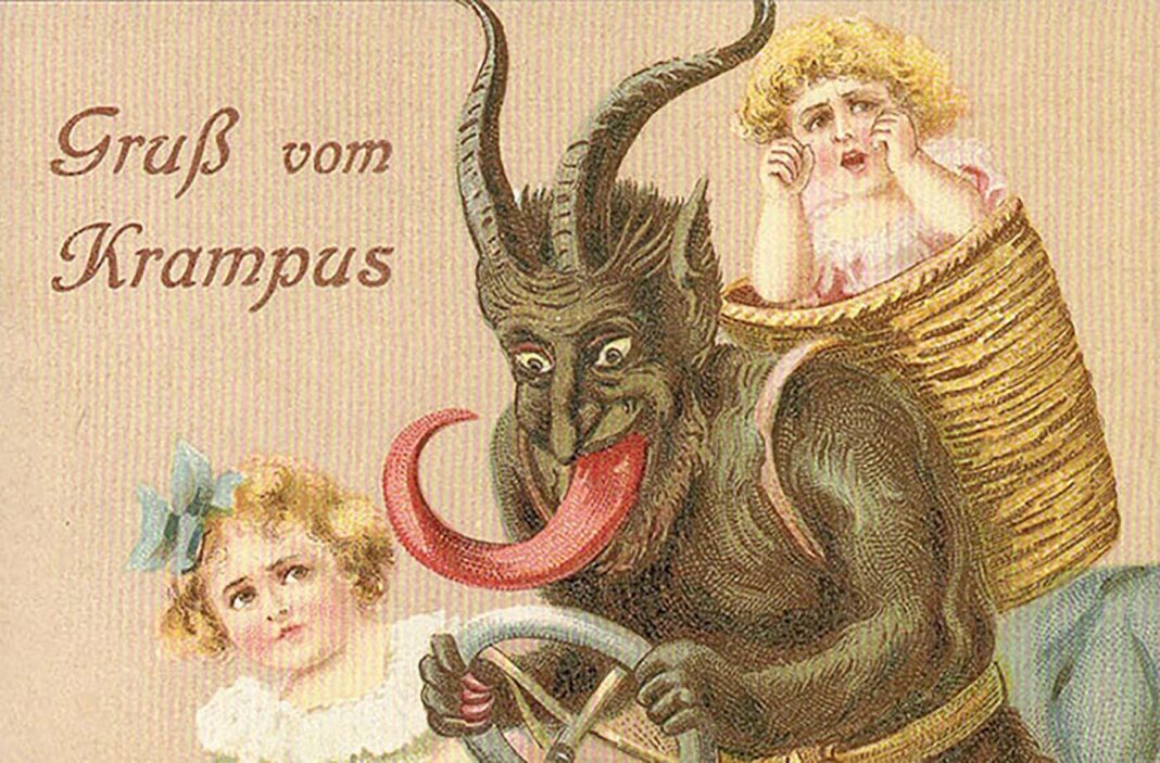 Bizarre and Creepy Vintage Christmas Cards From the Victorian Era, 1860s-1900s