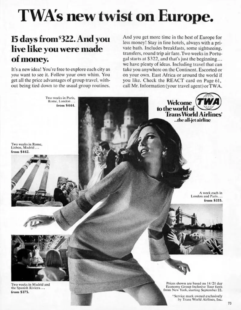 sex sells vintage airline advertising