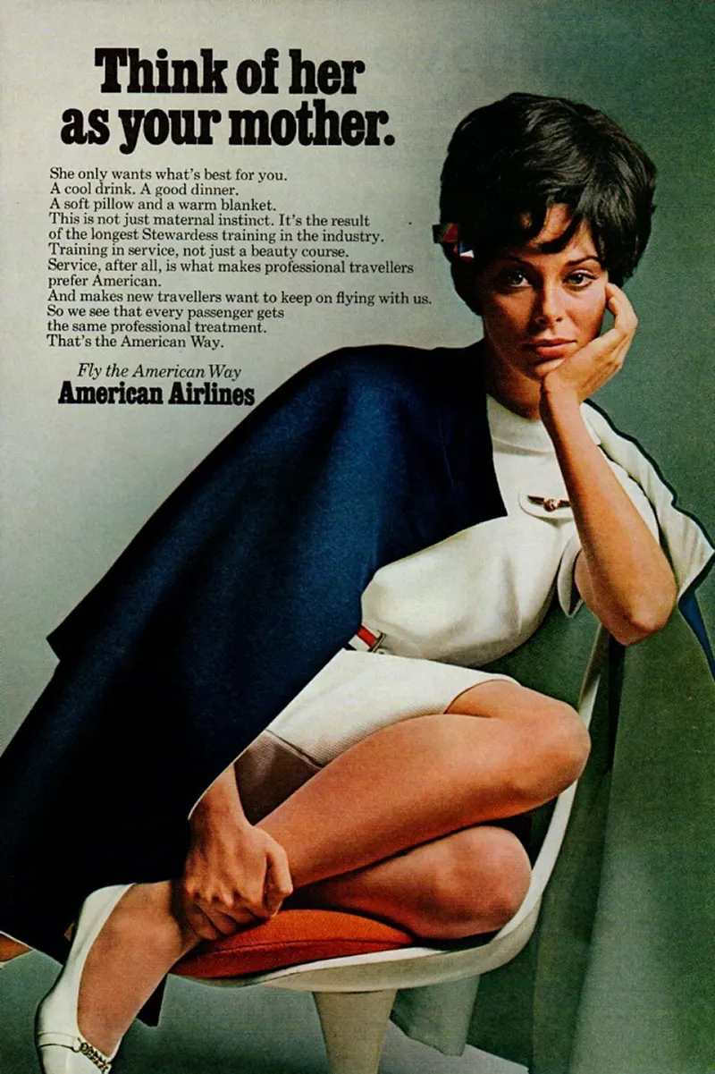 sex sells vintage airline advertising