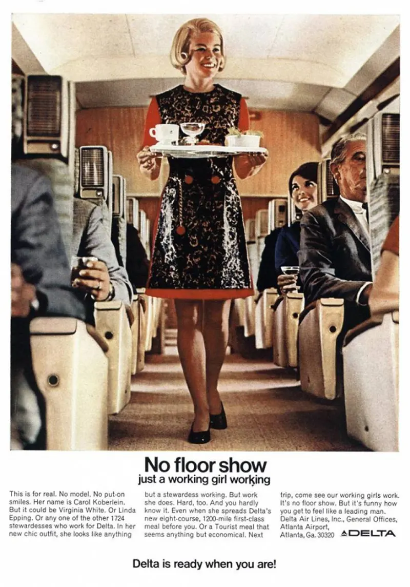 sex sells vintage airline advertising