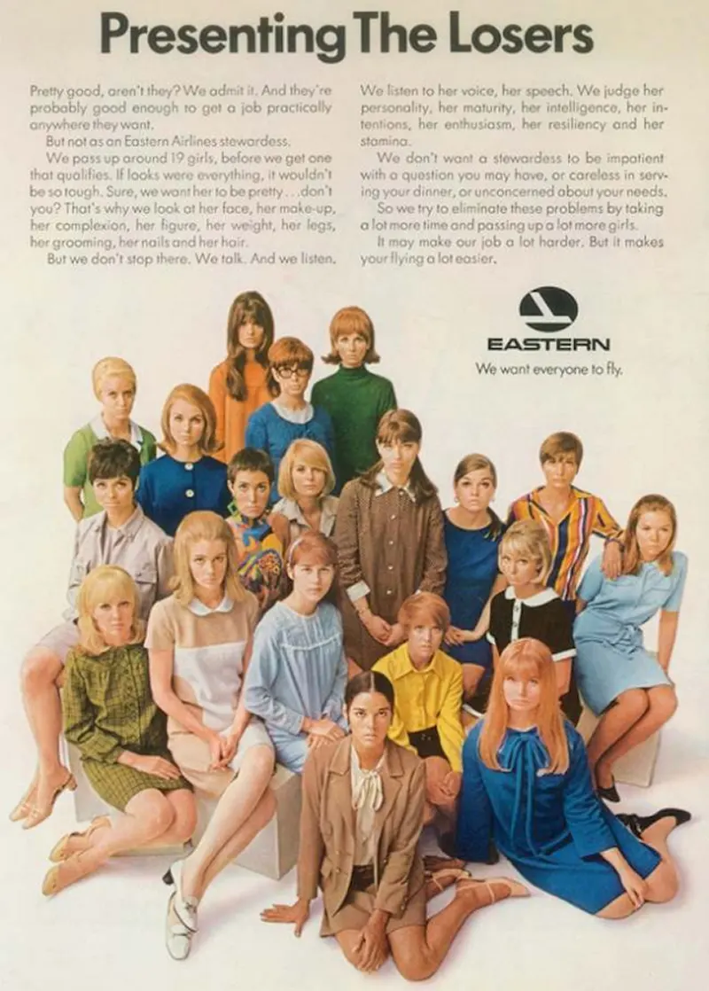 sex sells vintage airline advertising