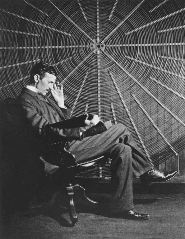 Old photos of Nikola Tesla