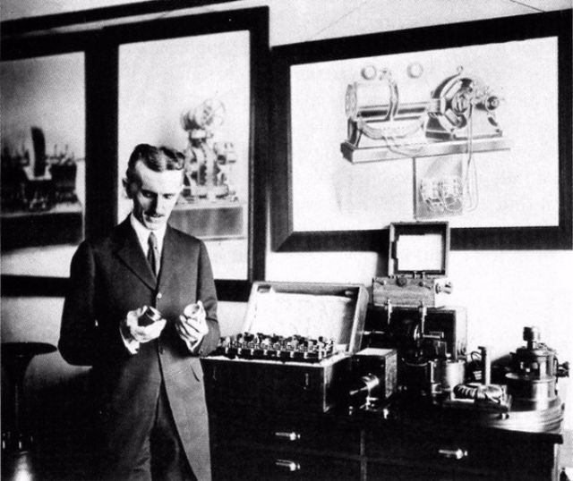 Old photos of Nikola Tesla