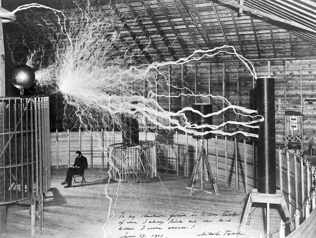 Old photos of Nikola Tesla