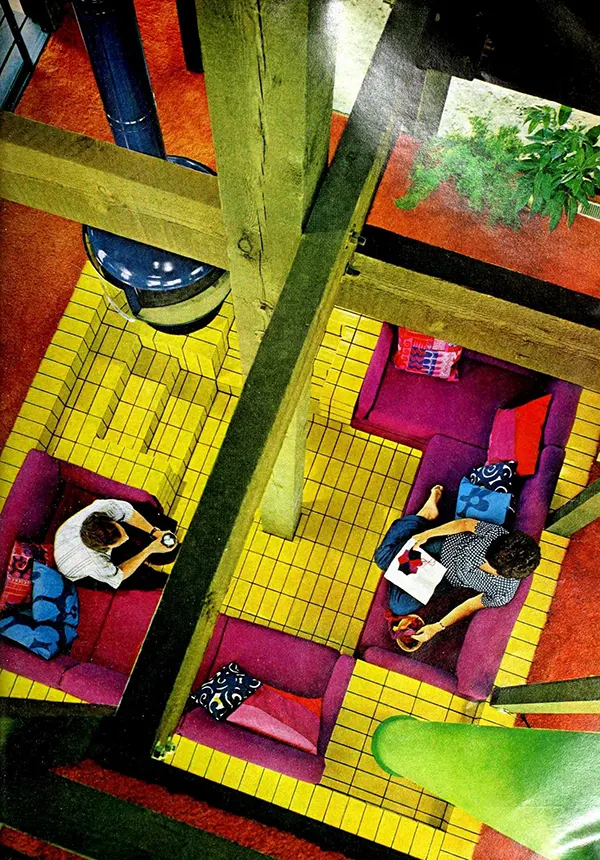 conservation pit design vintage photos